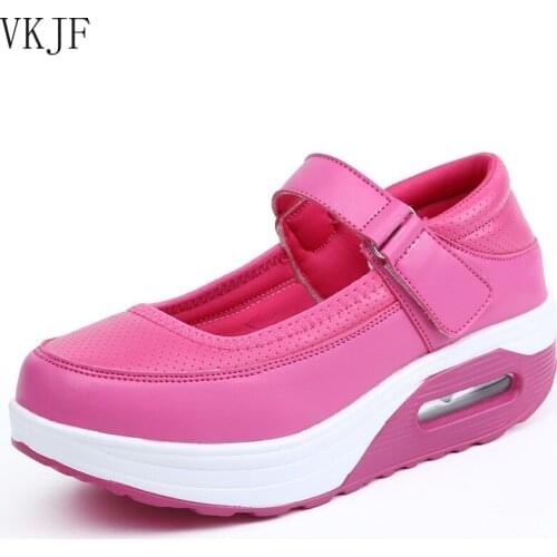 2021Fashion Mary Jane Women Shoes Summer Swing Shoes Ladies Platform Shoes Cushion Women Flats Breathable Casual Shoes