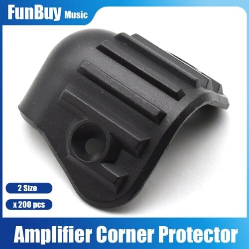 200pcs Black Plastic Guitar Amp Amplifier Speaker Cabinet Corner Protectors Black Wholesale