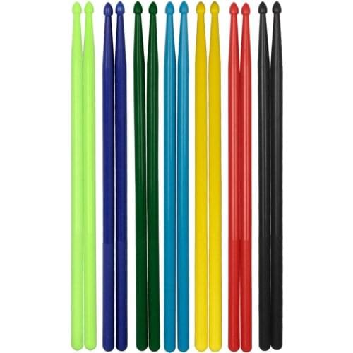 5A Drum Sticks Durable Nylon Tip Drumsticks Exquisite Workmanship Polished Drum Sticks Jazz Drum Musical Instruments