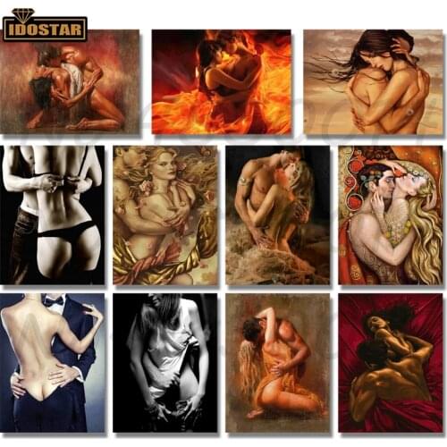 Full Square Figure Diamond Embroidery Man and woman DIY Diamond Painting Pictures With Rhinestones Home Decoration Gift