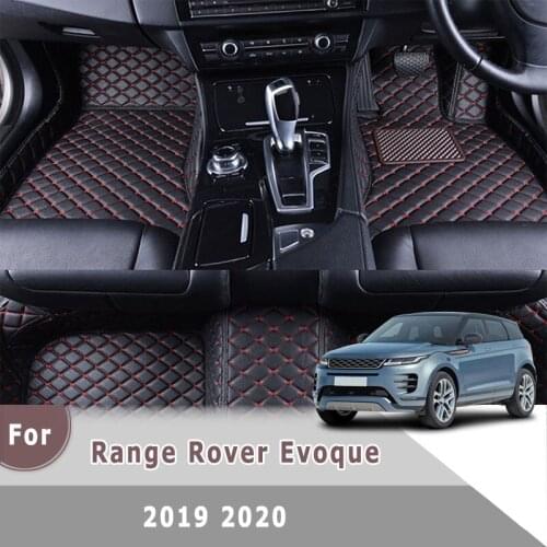 Right Wheel Driving Car Floor Mats For Land Rover Range Rover Evoque 2019 2020 Auto Interior Accessories Dash Carpets Rugs
