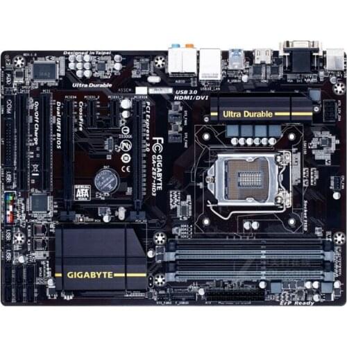 For Gigabyte GA-Z87-HD3 Original Used Desktop Motherboard Z87-HD3 Z87 LGA 1150 i3 i5 i7 DDR3 32G SATA3 USB3.0 ATX