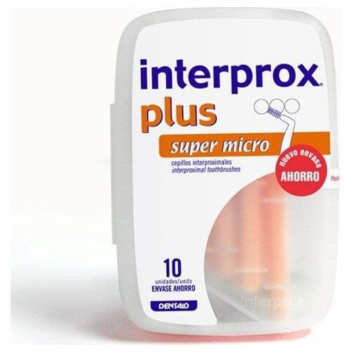 CEPILLO ESPACIO INTERPROXIMAL INTERPROX PLUS SUPER MICRO ENVASE AHORRO 10 U