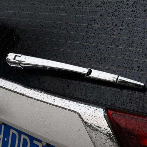 For Mitsubishi Outlander 2013 2014 2015 2016 2017 2018 Chrome Rear Window Windshield Wiper Arm Blade Cover Trim Overlay Molding