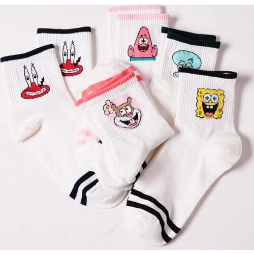 Summer Elegant Funny Animal Cartoon Cotton Socks Cute Animals Character Female Women Socks Korean Novelty Casual Short Socks