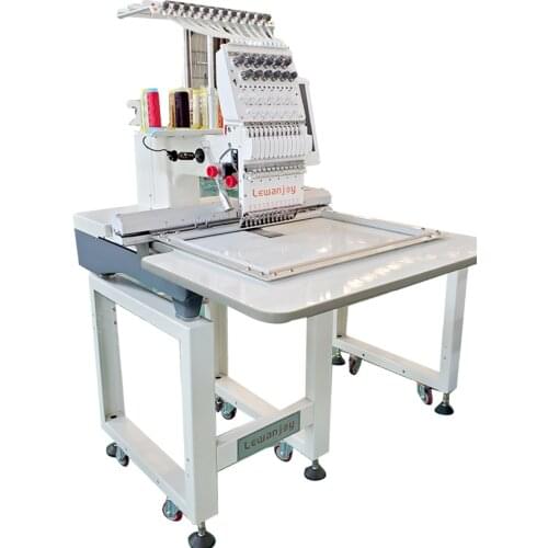 Lewanjoy Customied Computerized Best Dahao12 Single Head Embroidery Machine For Caps/T-shirts/Flats/3D/Hats