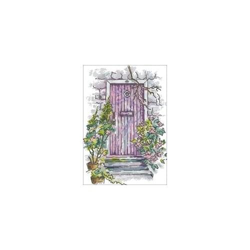 TOP xiaoyi cotton self-matching cross stitch Cross stitch RS cotton Anchor - Four seasons gate