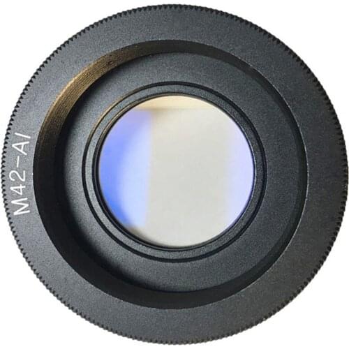 M42-AI M42 Lens Mount Adapter Ring for M42mm to Nikon with Infinity Focus Glass SLR Camera D3100 D3300 D7100 Accessories