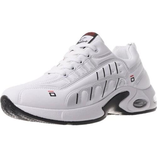 2021 Mens shoes autumn and winter new leather mens sports casual shoes fashion wear-resistant shock-absorbing running shoes