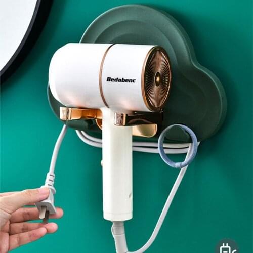 Hair Straightener Holder Storage Rack Bathroom Shelf Storage Accessories Hair Dryer Holder Rack Organizer Wall Mounted Household