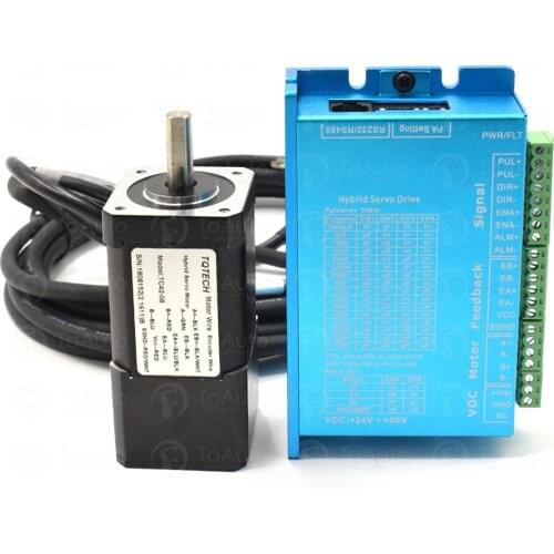 NEMA17 0.4Nm 63 oz-in Closed Loop Stepper Motor + Driver kit 24-50VDC (TS808-C+TC42-04)
