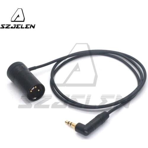 Low-Profile XLR NEUTRIK 3pin XLR male to 3.5 Audio Line, Use SOMMER SOD-14 audio cable