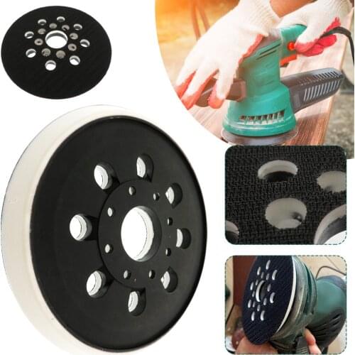 New 5 Inch 125MM Hook & Loop Replacement Sander Pad Sanding Backing Pad For Bosch Sander GEX125-1AE PEX 220A PEX 220AE 8 Holes