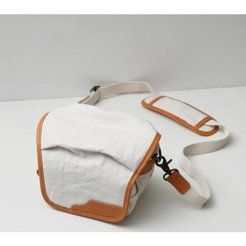 Origional Fashion DSLR Camera Bag One-Shoulder Lightweight Men Waterproof over-the-Shoulder Bag for Sony Canon M50 Nikon