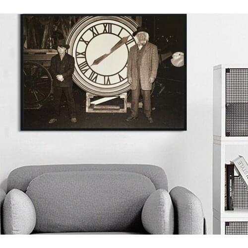 Back To The Future Movie Posters And Prints Classic Style Canvas Painting Printed Retro Wall Art Picture Home Decoration Mural