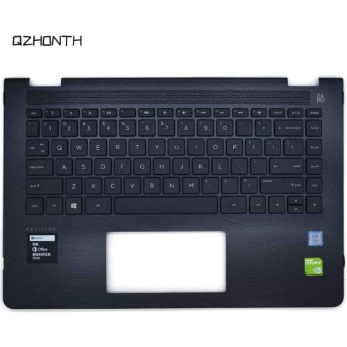 Laptop For HP Pavilion X360 14-BA 14-BA103TU Palmrest with US Keyboard TPN-W125 924117-001