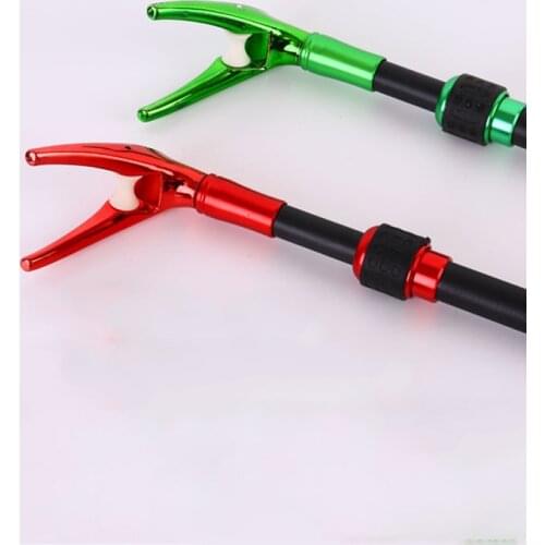 Fishing Night Pole Bracket Electroplate Butt Grip Portable Rod Rest Head Practical Outdoor Scratch Resistant Thread Design Stand