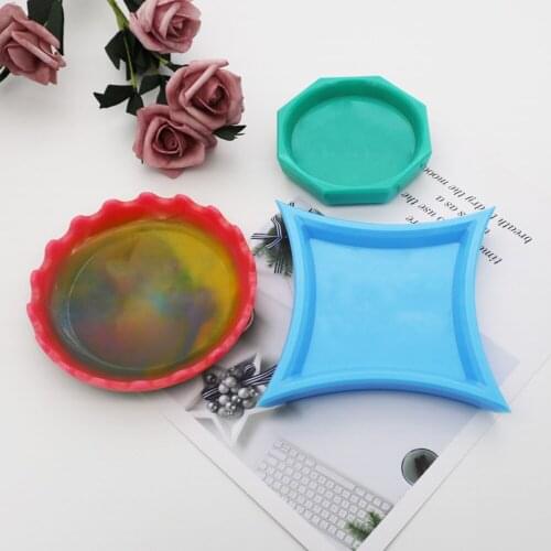 S/L Handmade Hexagon Candle Making Silicone Mold Small Crafts Flower Planting Concrete Hydroponic Flower Pot Silicone Mold