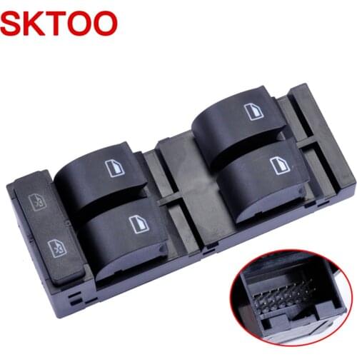 SKTOO For Audi A6 2000-2005 A6L 2005-2017 glass lift switch front right rear door power window