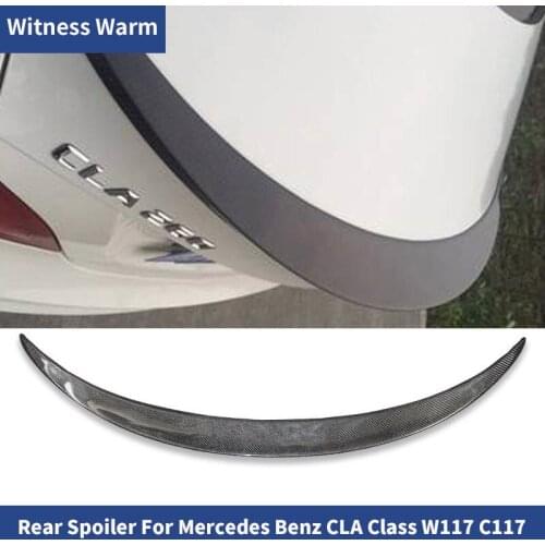 W117 CLA AMG style Spoiler Carbon Fiber Rear Wings For Benz CLA200 220 260 180 car body kit
