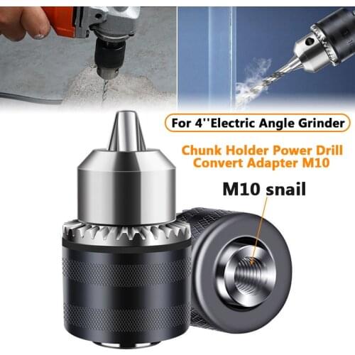 Angle Grinder To Electric Drill Screwdriver Electric Wrench Converting Chuck Head Adapter Multi-purpose Angle Grinder Convertor