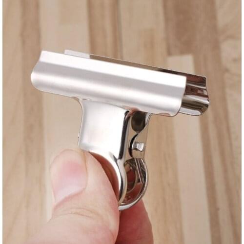 Metal Bulldog Clip Food Sealer Bag Clamp Office Paper Document Ticket Binder 37MF