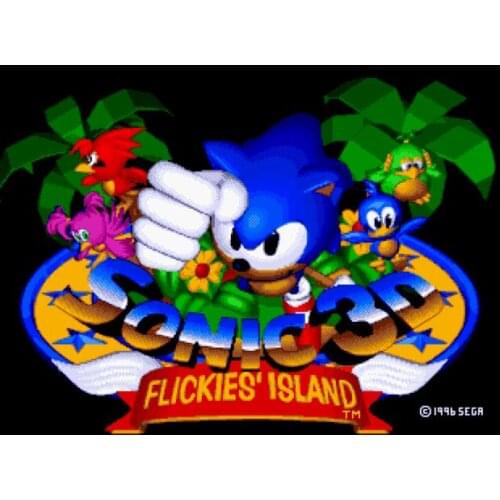 Sonic 3D Flickics' Island 16 bit MD Game Card For Sega Mega Drive For Genesis