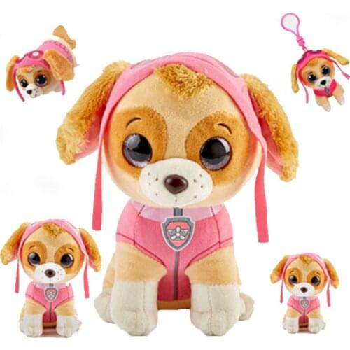 15CM Ty Beanie Big Eyes Rocky Marshall Skye Zuma Rubble Chase Soft Plush Stuffed Animal Dog Toys Doll Boys Girls Birthday Gift