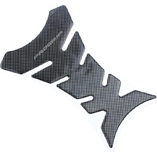 18X12CM Motorcycle Universal Carbon Fiber Fish Bone Paste Tank Pad Tankpad Protector Sticker CHIZIYO