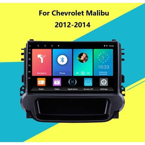 2 din Car Radio Android 8.1 9 inch Touch screen GPS Navigation Multimedia Player for Chevrolet Malibu 2012 2013 2014