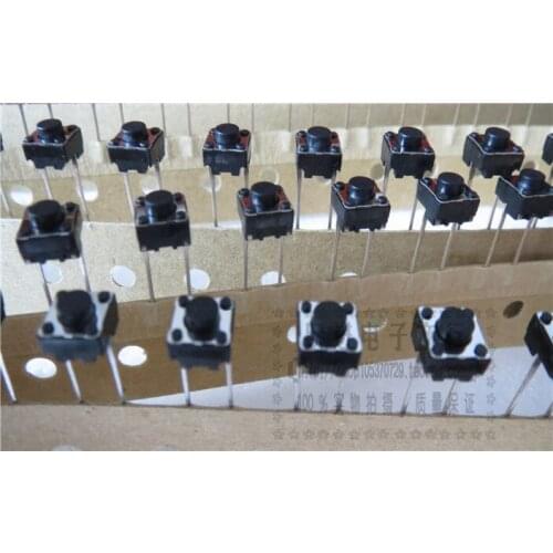 6X6X5MM imported Japan ALPS 6*6*5MM 6*6*5 touch switch 2 feet micro switch SKHVBDD010