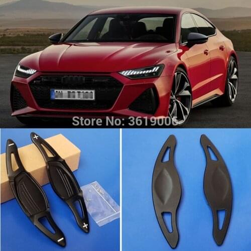 Aluminum Car Steering Wheel Shift Paddle Extension For Audi RS7 2020 car styling