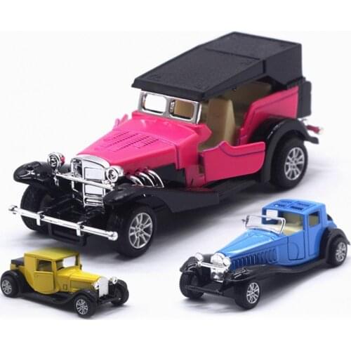 Car Toy For Children Creative for Interactive Play 6Pcs Pull-Back Car Classic Gifts Car Model Mini 1/64 Scale Vehicle