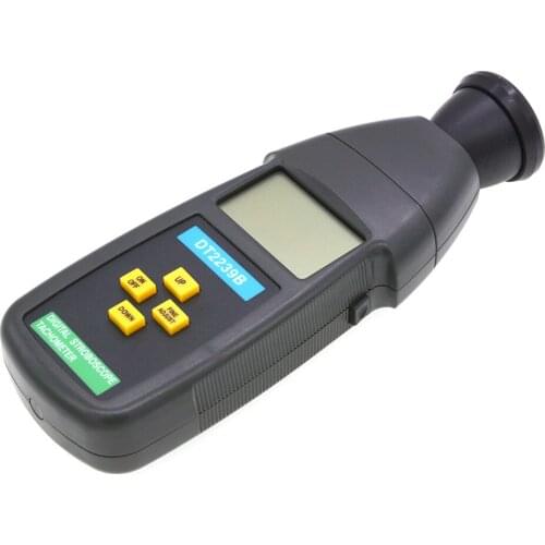 Digital Stroboscope DT2239B Non-Contact Photo Tachometer 60-20000RPM Speedometer 200x70x50 mm Speed Measuring Instruments TB