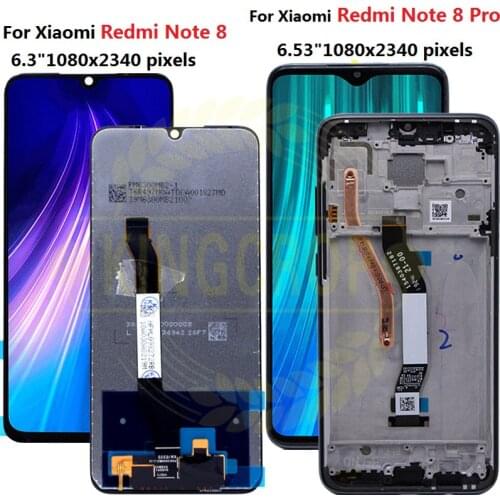 For Xiaomi Redmi Note 8 Pro LCD note8 pro M1906G7I Display Touch Screen Replacement For Redmi Note 8 LCD M1908C3JH Digitizer