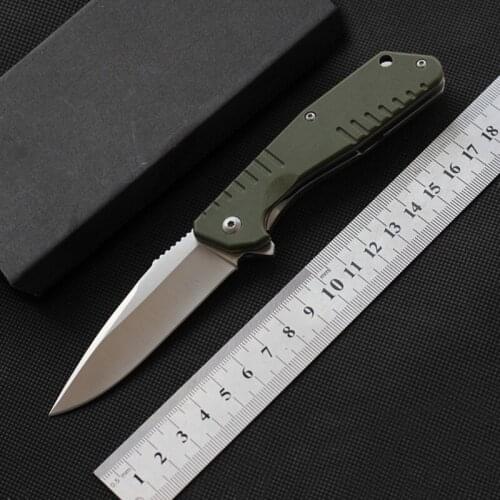 MIKER D2 pocket folding knife 59hrc G10 handle sharp Outdoor fishing knife camping hunting knives Survival knives Tactical EDC