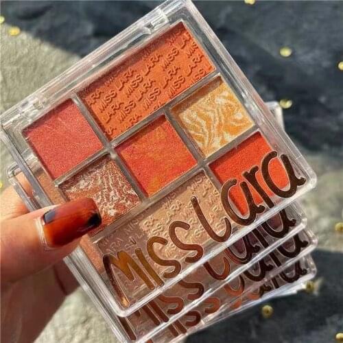 Miss lara Fashion 7 Colors Matte EyeShadow naked palette Glitter eye shadow MakeUp Nude MakeUp set Korea Cosmetics