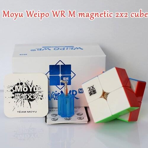 Moyu WeiPo WR M Magnetic 2x2x2 magic cube 2x2 speed cube 2x2x2 cubo magico Competition Cubes puzzle cube