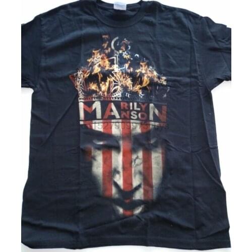 MARILYN MANSON America CROWN SHIRT Large New