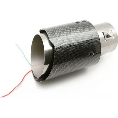Suitable For Carbon Fiber Luminous Tail with High Temperature Resistant Led Lamp Refitting Automobile Exhaust Pipe