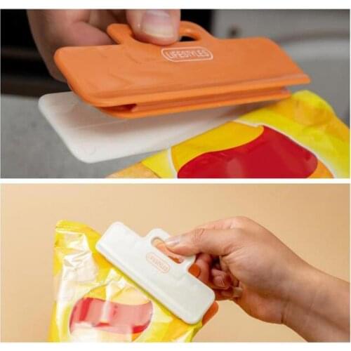 Practical Food Sealed Clips Airtight Multi-purpose Convenient Food Clips Plastic Wide Application Food Sealed Clips for Home
