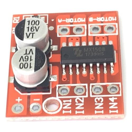 1pcs Mini L298N stepper motor Two-way dc PWM speed regulating motor driver module and reversing Double H bridge