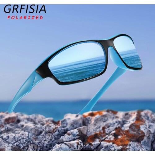 Polarized Sports Sunglasses Men Brand Designer Super Light Eyeglasses Frame Sun Glasses Male Fishing Windbreak Goggles UV400 N22
