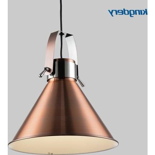 Modern Vintage Copper Iron Gold Pendant Lights Caferoom/bar Lamp Single Glass Pendant Lamps Decoration Indoor Lighting E27 S