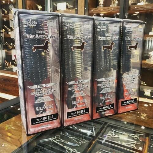 Japan Original "YS PARK" Extra Long And Anti-static Round Combs Hair Brush Salon Comb Professional Barber Shop Supplies 100EL4