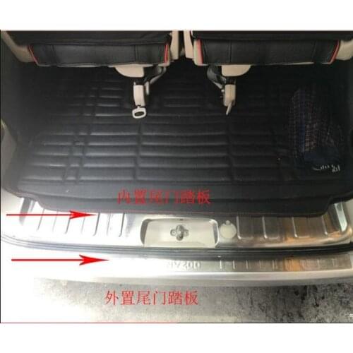 Stainless steel rear bumper protection window sill outside trunks decorative plate pedal suitable Nissan NV200