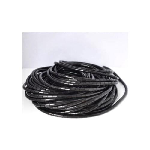6mm 15m/roll Hose protection wire case hose pipe cable finishing line with fixed bundle of wire Transparent Protection Wire Wind