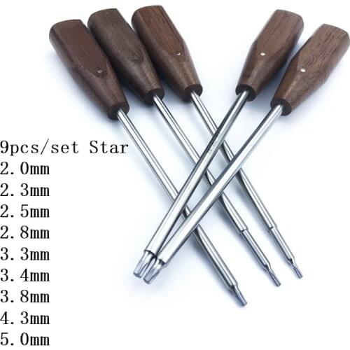 1set Star Bone Screw Driver 2.0mm-5.0mm Veterinary orthopedics Instruments
