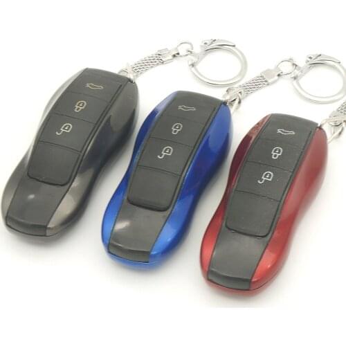 1pcs Remote Control Pipes Car Shape Pipe With Keychain Stainless Steel Smoking Pipes Smoke Grinder Accessories Cigarette For Men