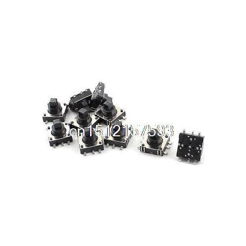 10Pcs 10x10x8.6mm 6Pin Momentary 5 Directions PCB SMD SMT Tact Switches
